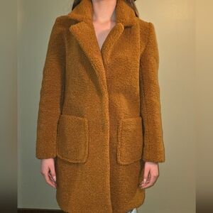 Women's Brown Teddy Coat